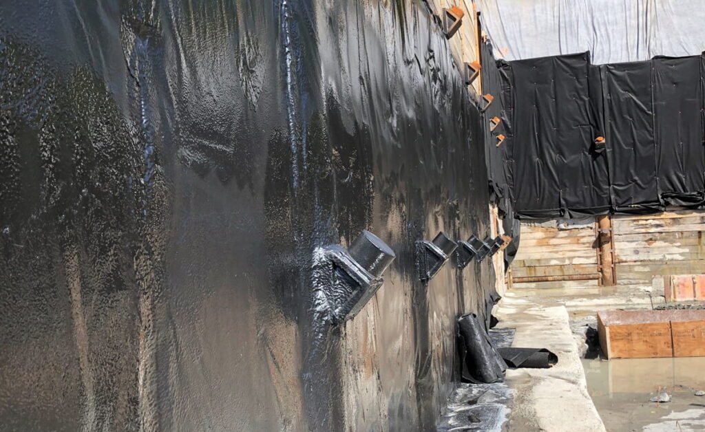 blind-side waterproofing